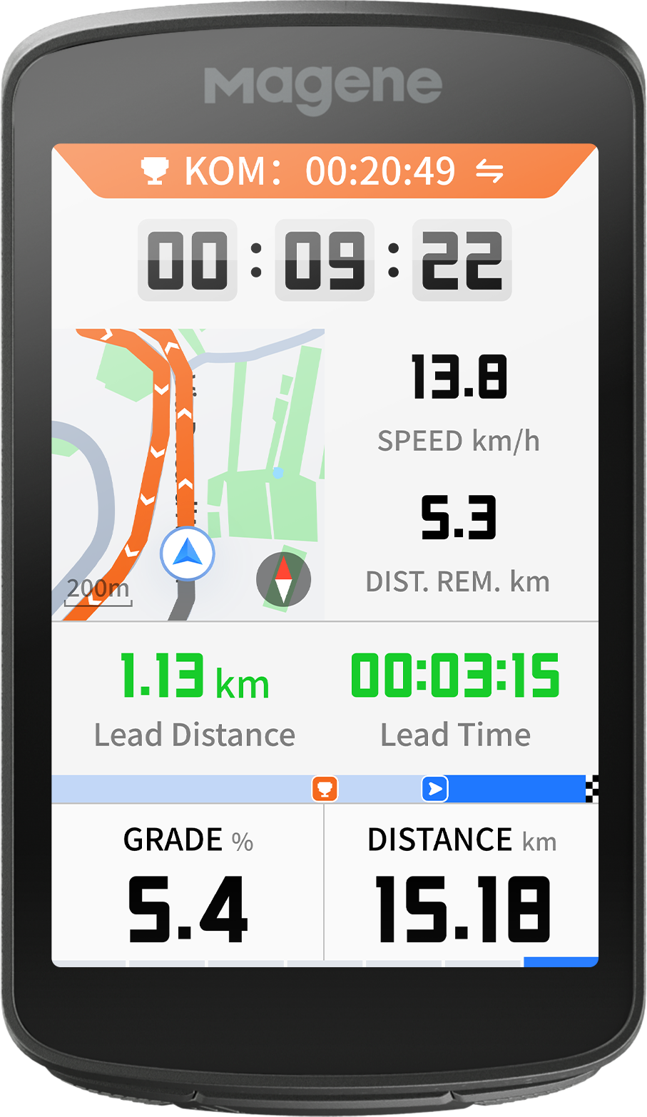 C706 Smart GPS Bike Computer