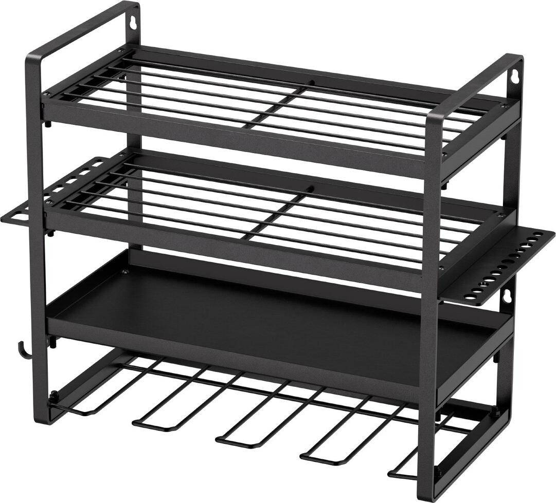 Power rack VEVOR Power Tool Organizer Wall Mount 4-Layer Storage Rack