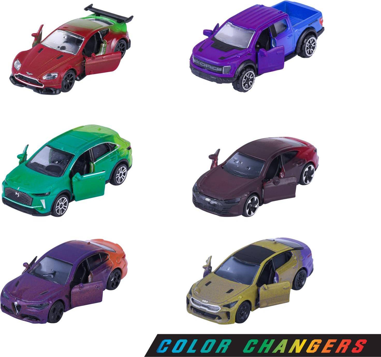 Color Changers Premium Cars 6 Sort