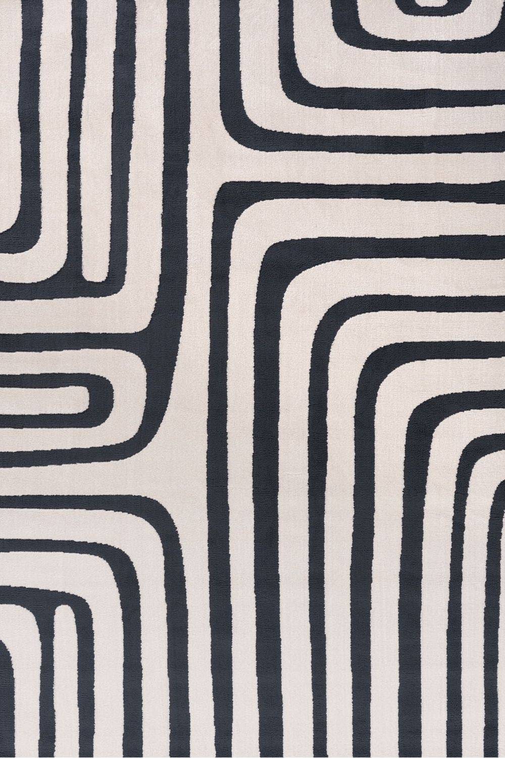 THE RUGS Loft Curved Line Area Rug Runners 120 x 170 cm
