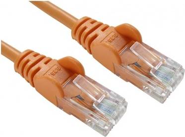 Orange RJ45 Cat5e Lan Patch