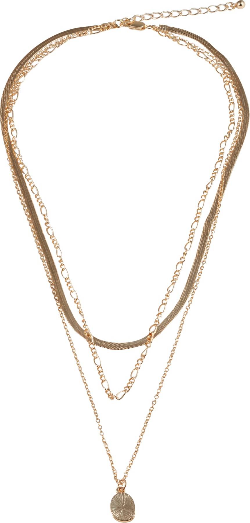 Pieces Stack Necklace - Gold