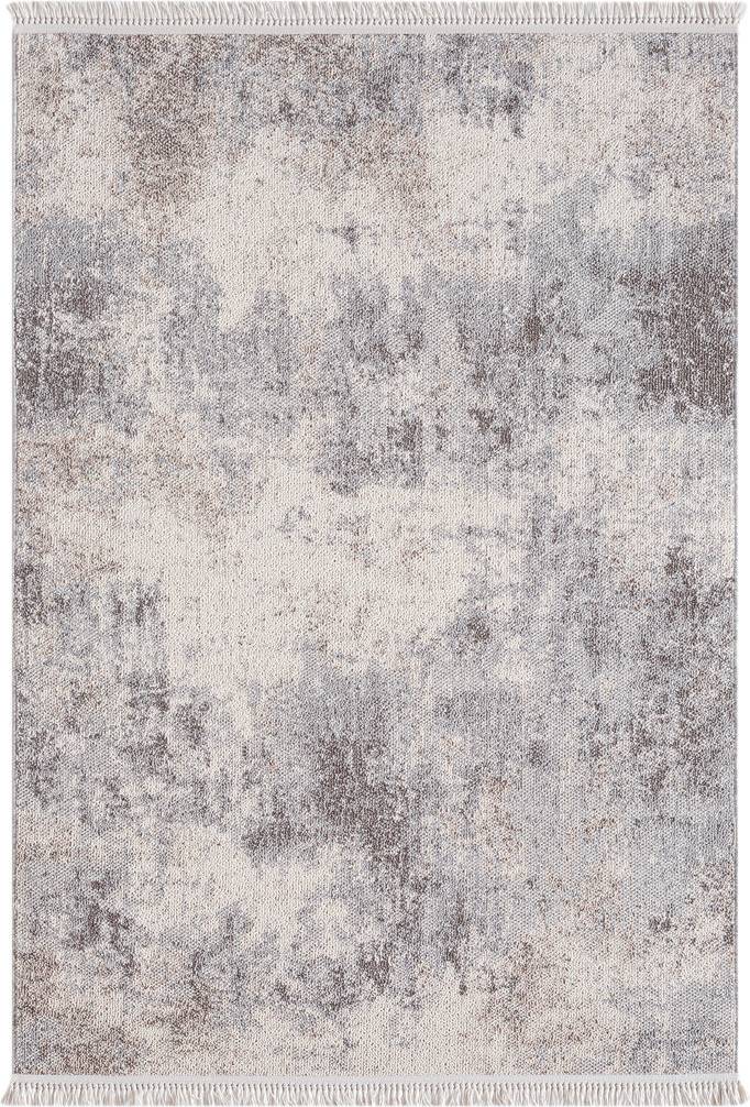 Ebern Designs Abstract Area Rug Rectangle 3'11" x 5'10" Grey