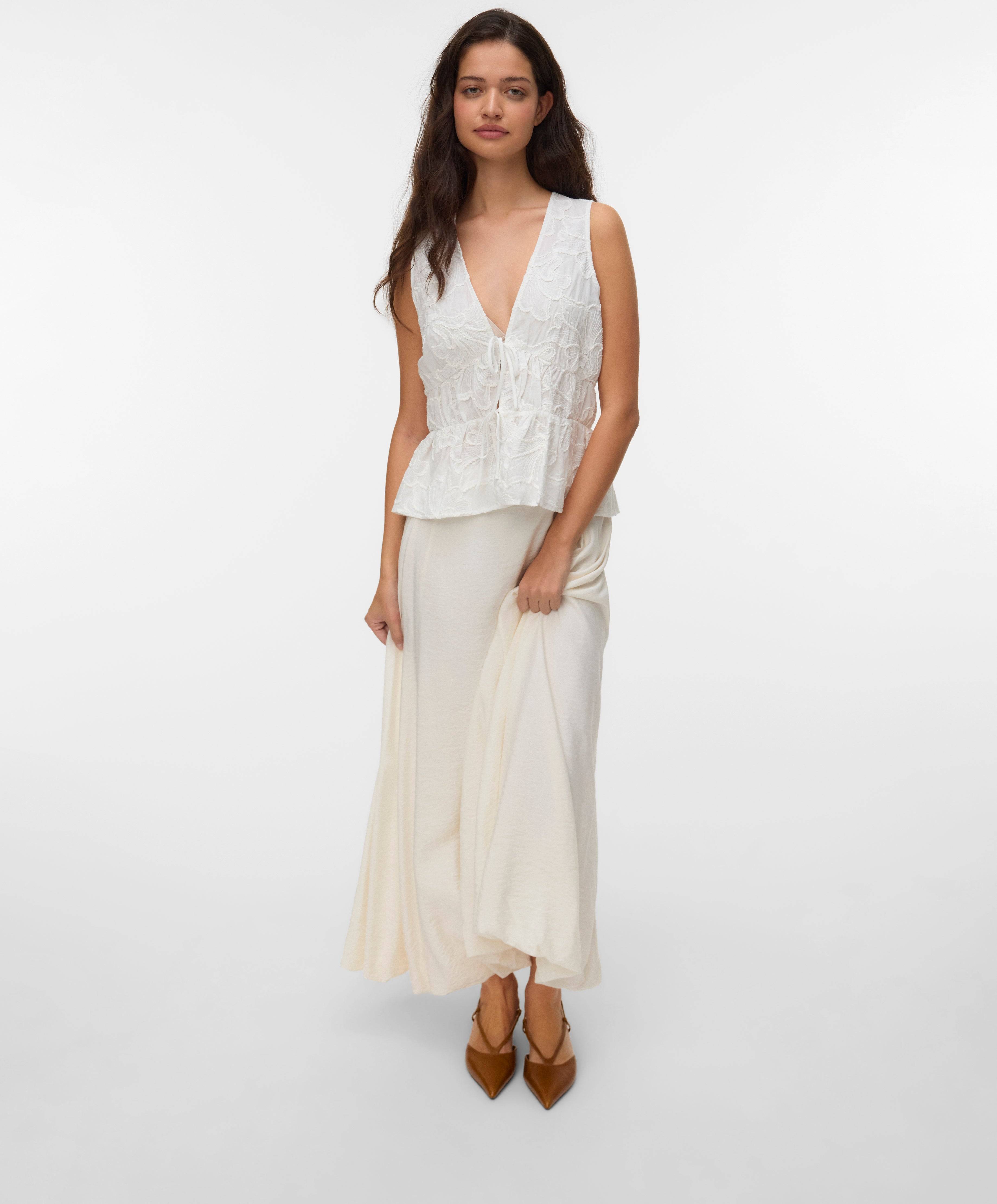 Vero Moda Topp - Vit