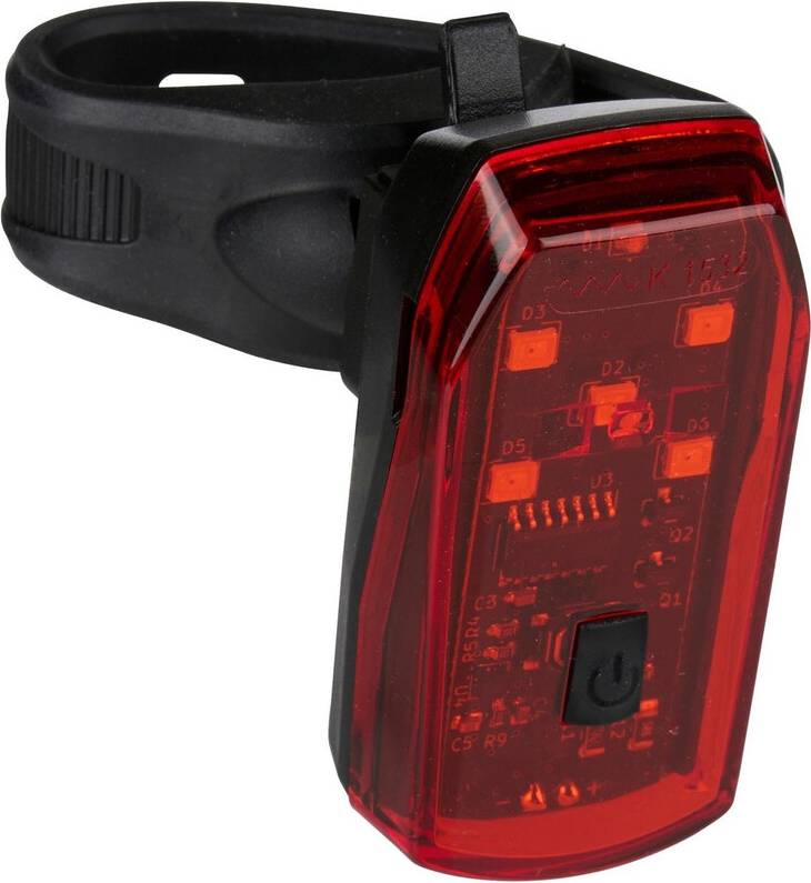 Dunlop Rear Bike Light 5 LEDs
