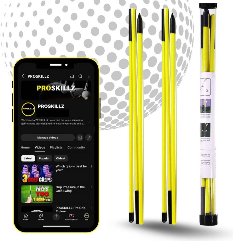 UK Pro Golf Alignment Sticks 2-Pack