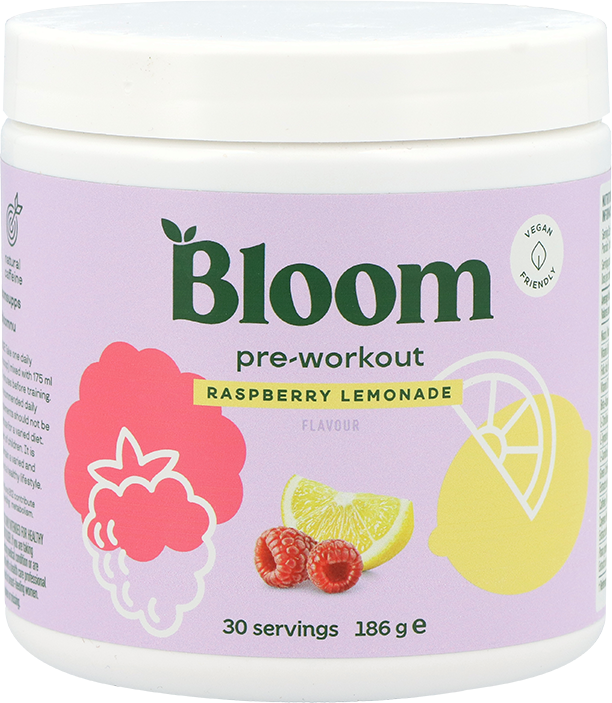 Bloom Pre-Workout Raspberry Lemonade 186g