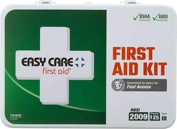 Zoro Select First Aid Kit Housing Metal 112 Components
