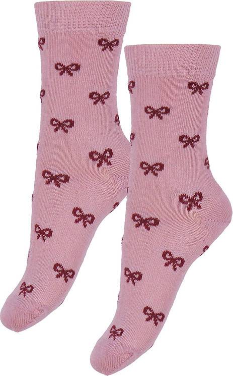 Fuzzies Strumpor 2-Pack Rosa Bordeaux Loopar