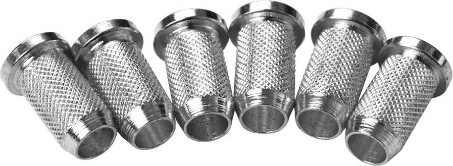 6pcs Metal String-Through Body Ferrules
