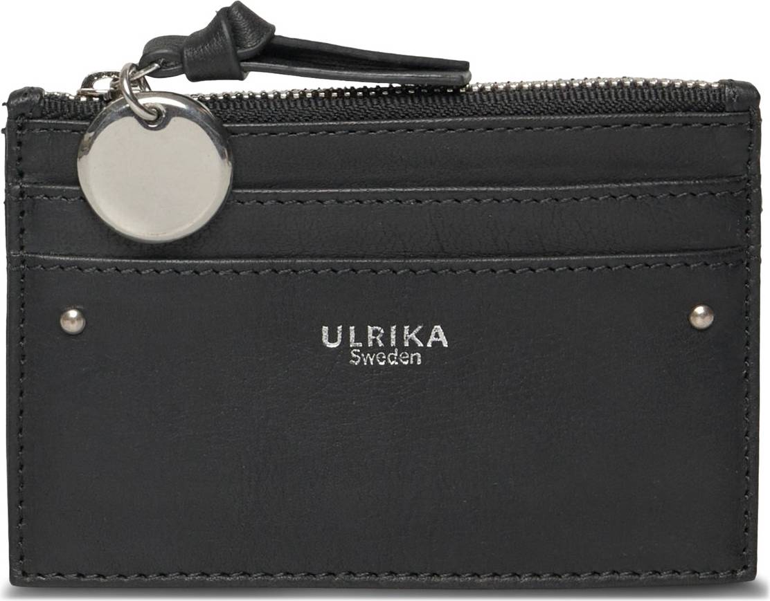 Zippered Rfid Cardholder - Black