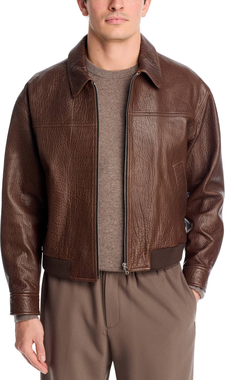Bomber jacket Frame Leather Bomber Jacket