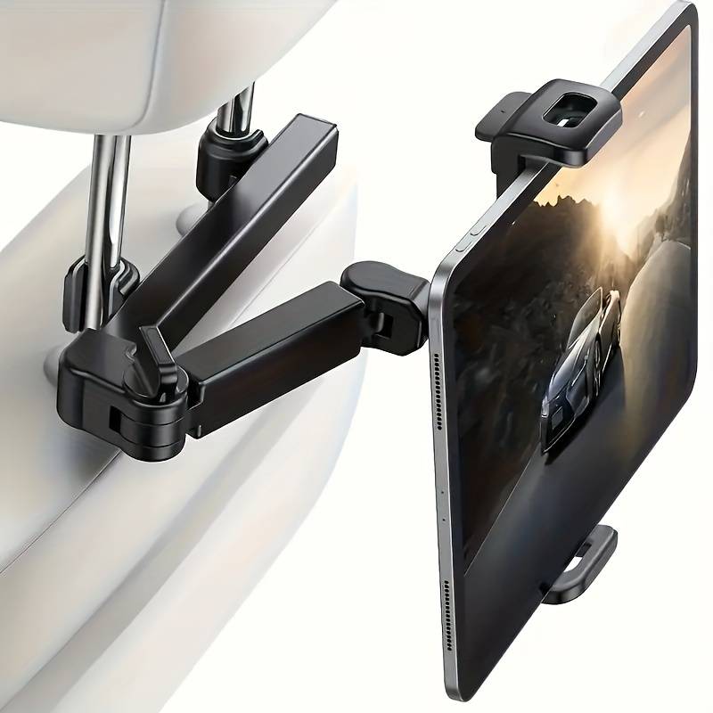 Car tablet holder Temu Car Rear Headrest Tablet Stand