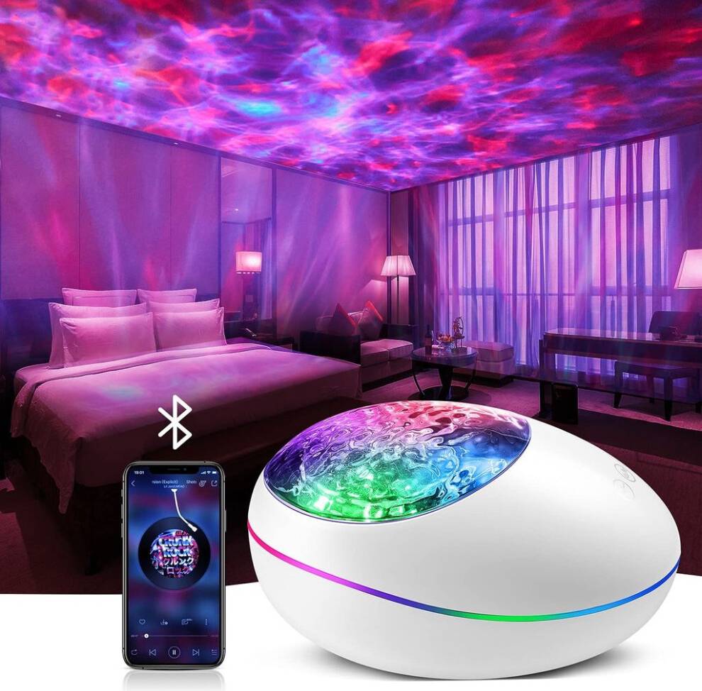 Color Changing LED Projector Night Light