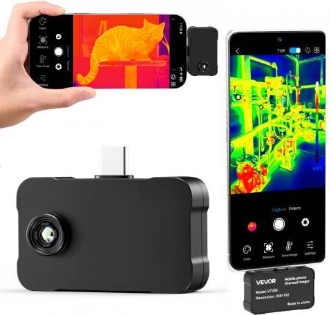 VEVOR Värmekamera Android iOS 25 Hz