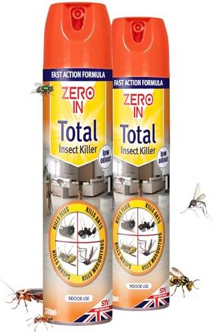 Zero In Total Indoor Insect Killer 300ml 2 Pack