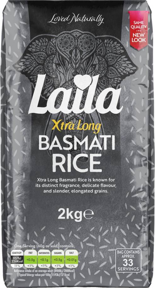 Xtra Long Basmati Rice 2kg