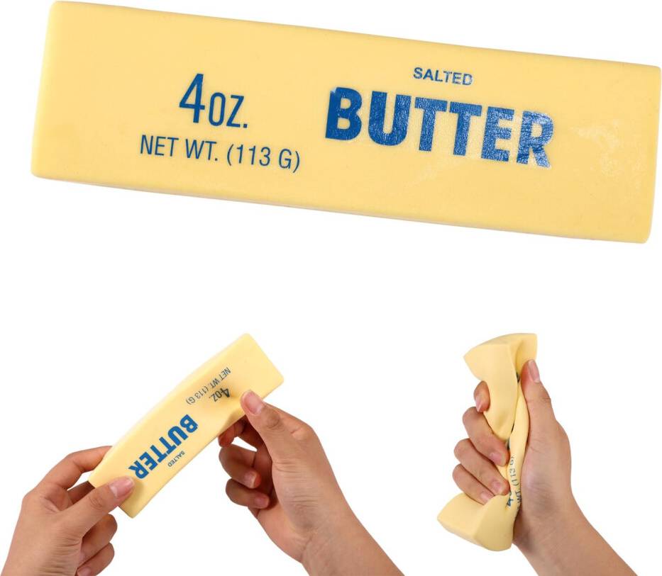 Squishy Butter Toy PU Slow Rising Light