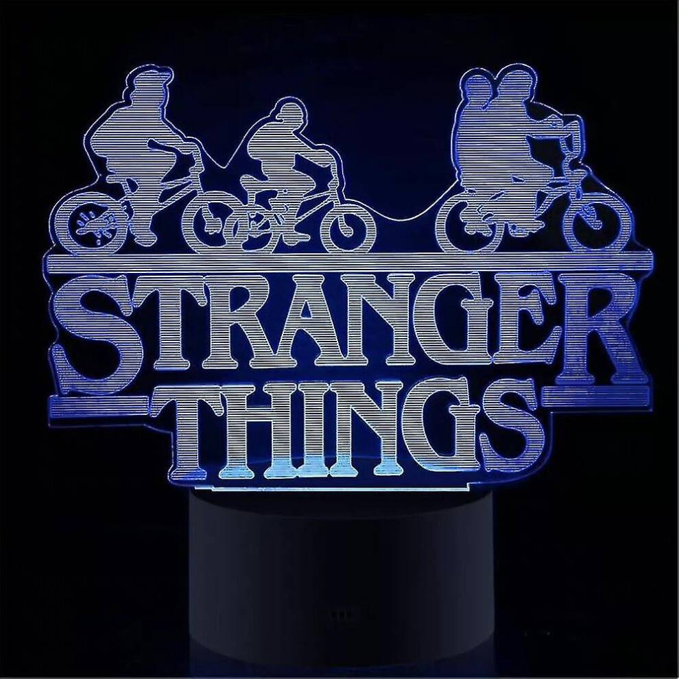 Stranger Things 3D LED Lamp Changing Night Light