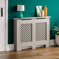 Vida Designs Oxford Radiator Cover Grey Medium