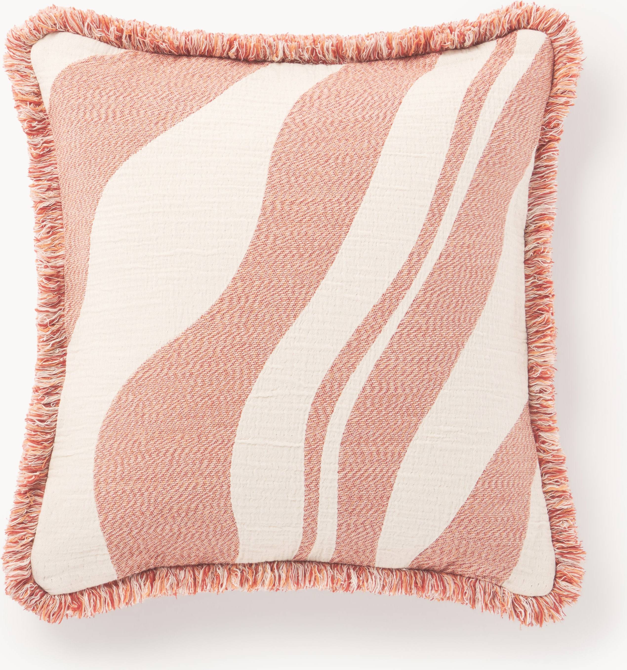 Westwing Collection Rui with Fringes Cushion Cover Multicolour