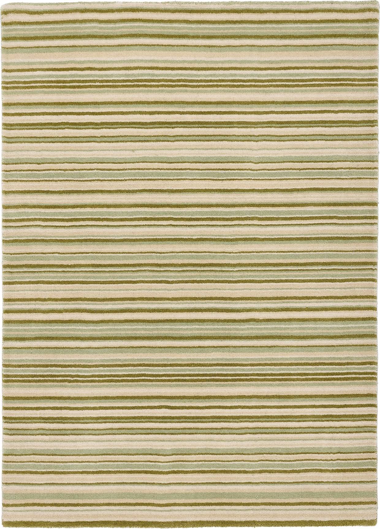 Hug Rug Fine Stripes Green cm