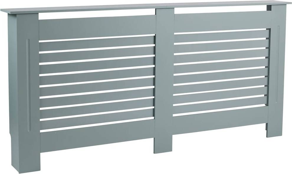 Home Source York Grey Radiator Cover XL