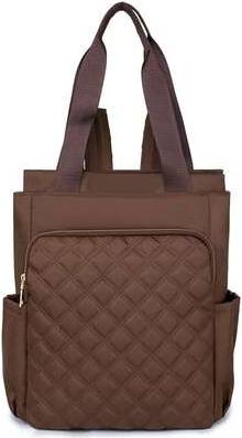 Shein Women's Solid Color Multi-Function Large Capacity Backpack