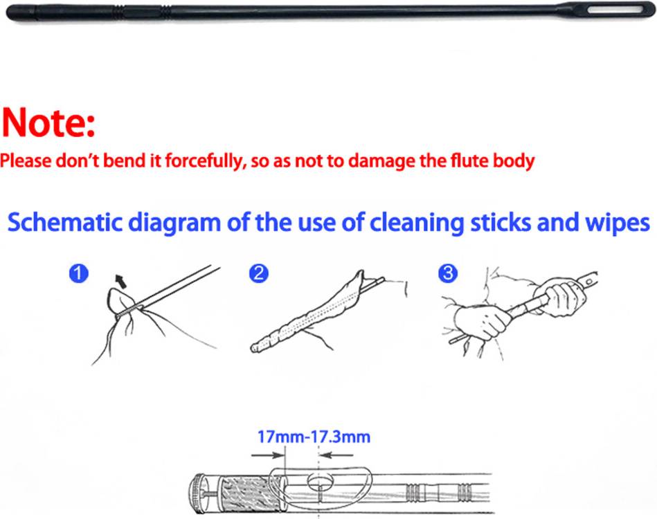 Woodwind Instruments Cleaning Sticks