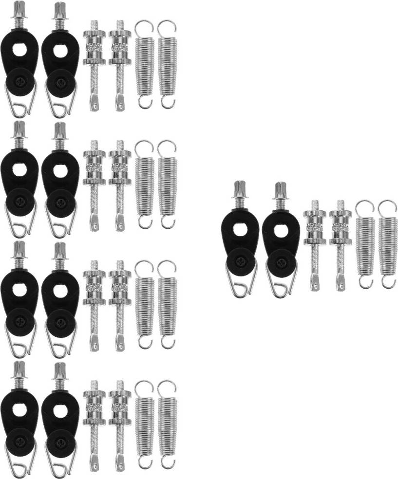 Inoomp 10Pcs Assorted Color Drum Foot Pedal Spring