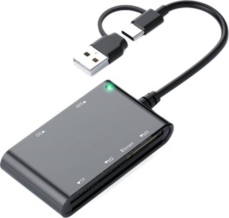 Kepptory 6 in 1 Multi-Function Card Reader