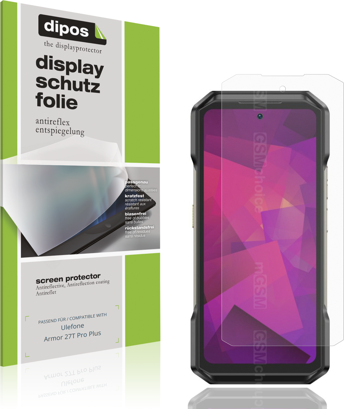 Dipos Screen Protector For Ulefone Armor 27t Pro Plus