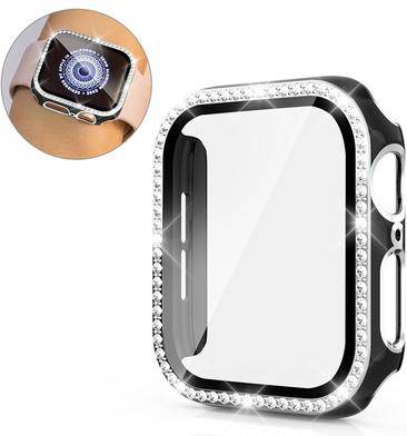 Apple Watch 40mm Bi-Color Rhinestone Cover Tempered Glass