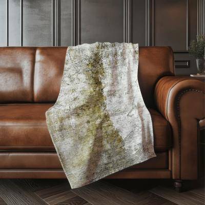Addison Rugs Premium Machine Washable Abstract Ombre Sherpa Throw Blanket Blankets Multicolor