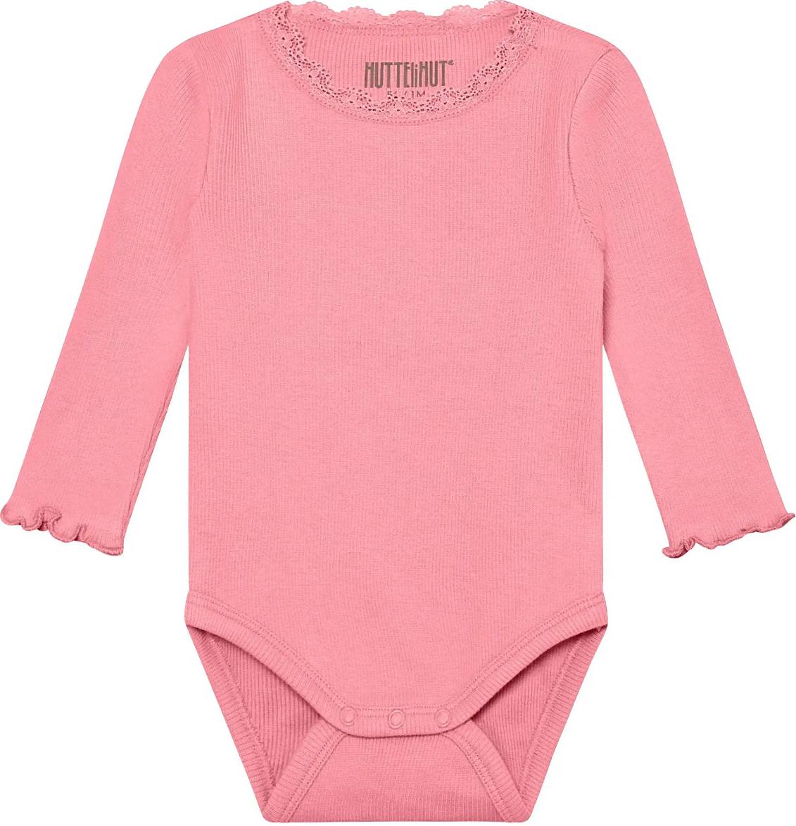 Huttelihut Body Ls Rib - Pink