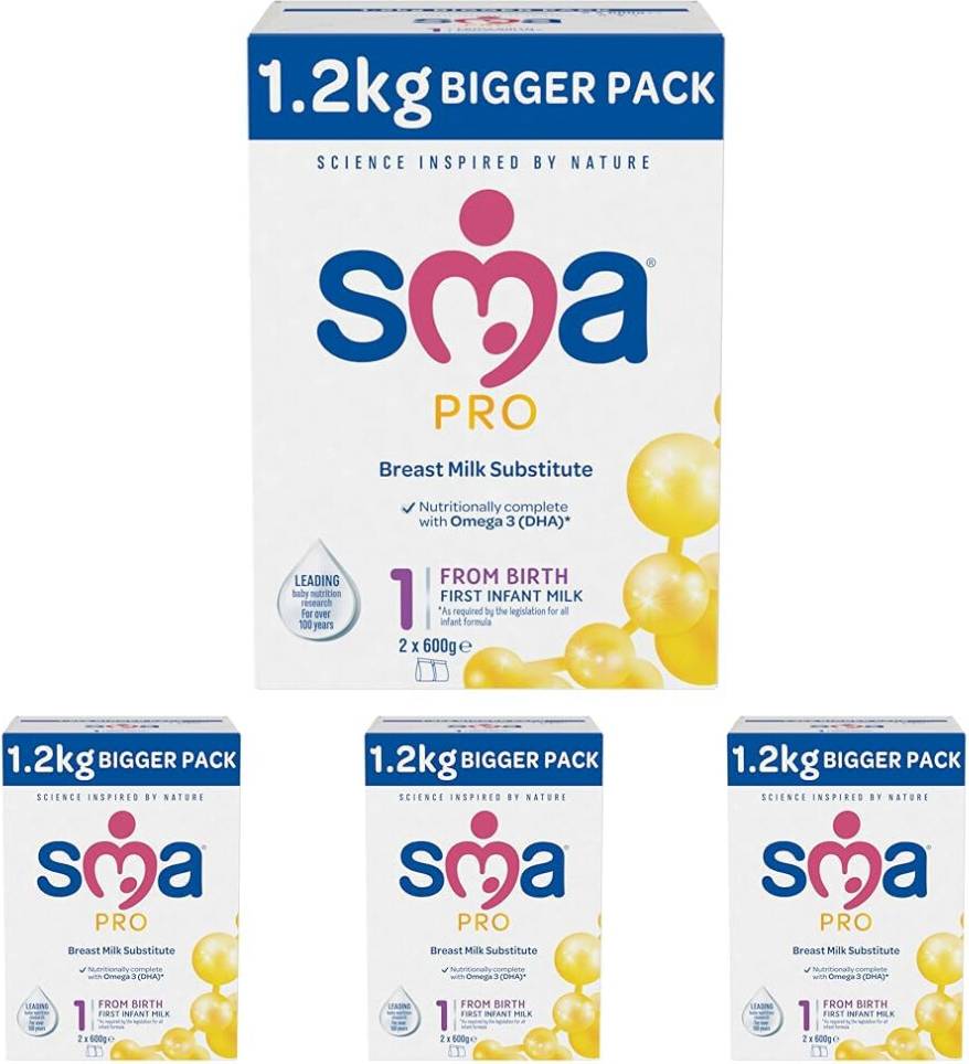 SMA First Infant Baby Milk Powder Formula Pack