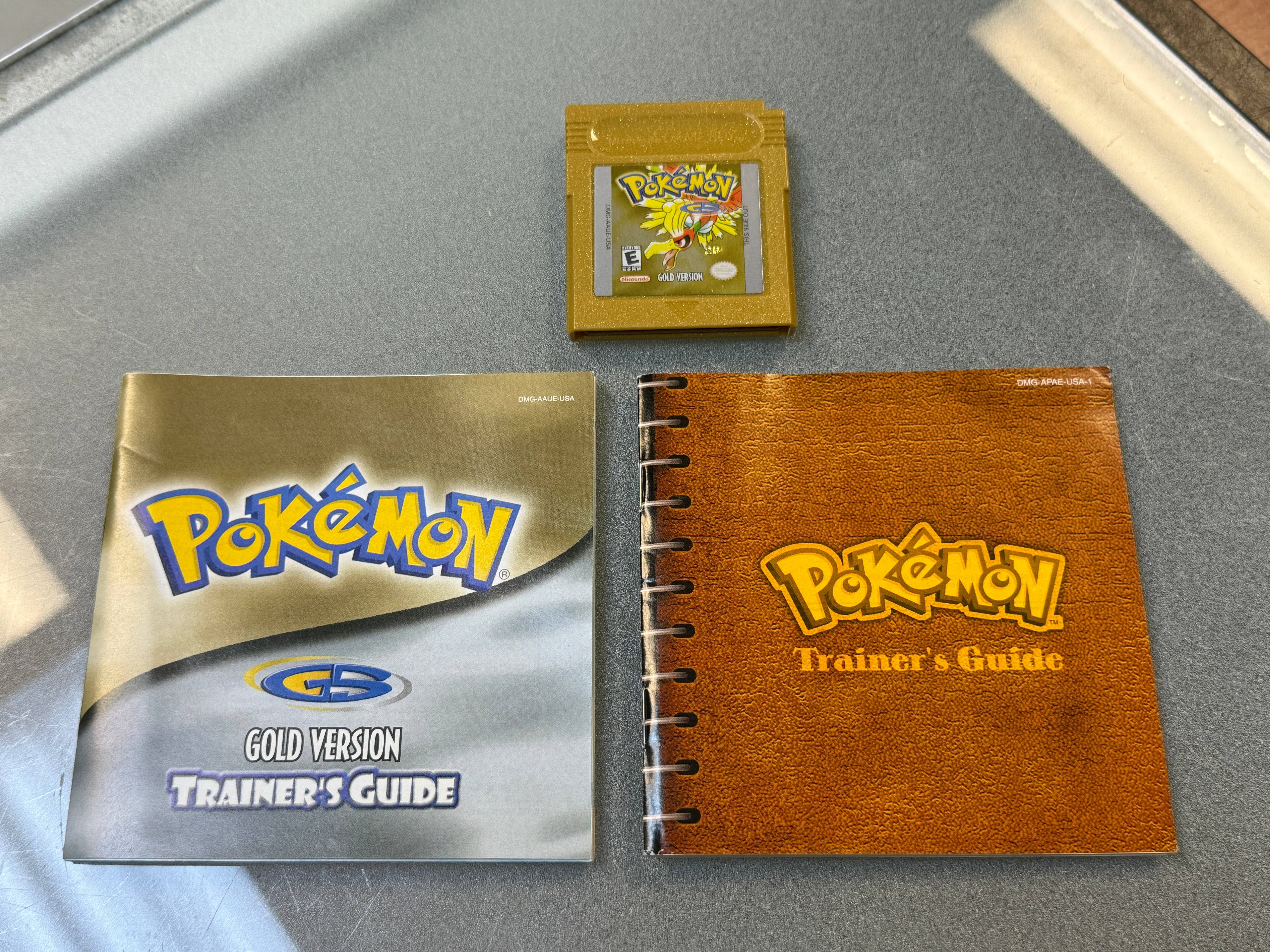 Gameboy Pokemon Gold Tested Working Gameboy