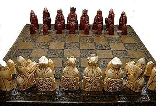 Chessmen Set - Brown