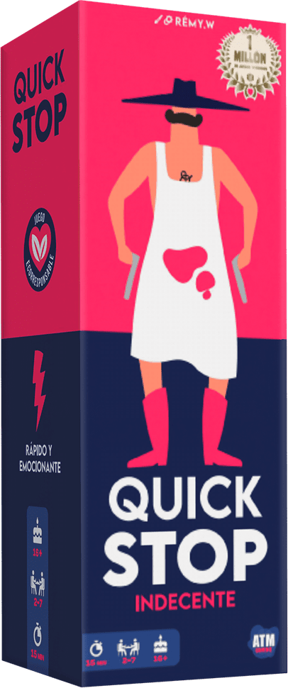 Quick Stop Comic Transparent Card