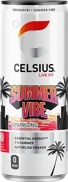 Summer Vibe Raspberry Peach 355 ml