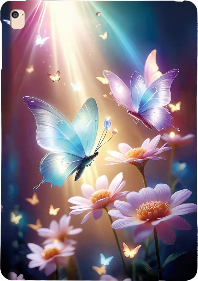 Butterfly Floral Tablet Case For iPad 9.7 Inch