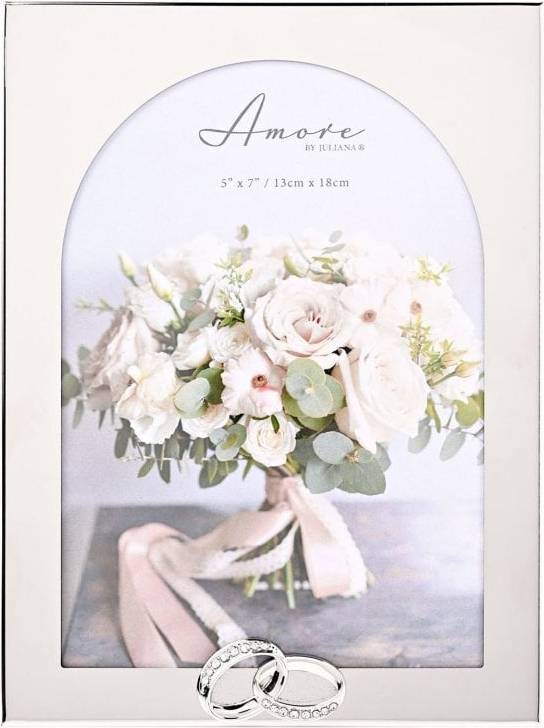 Photo frame Amore Photo Frame with Rings 7 x 5 Ram