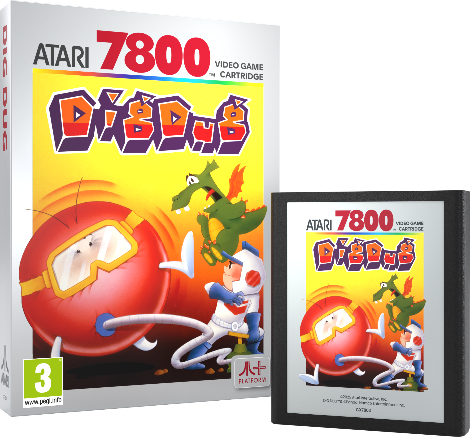 Atari 7800 Dig Dug