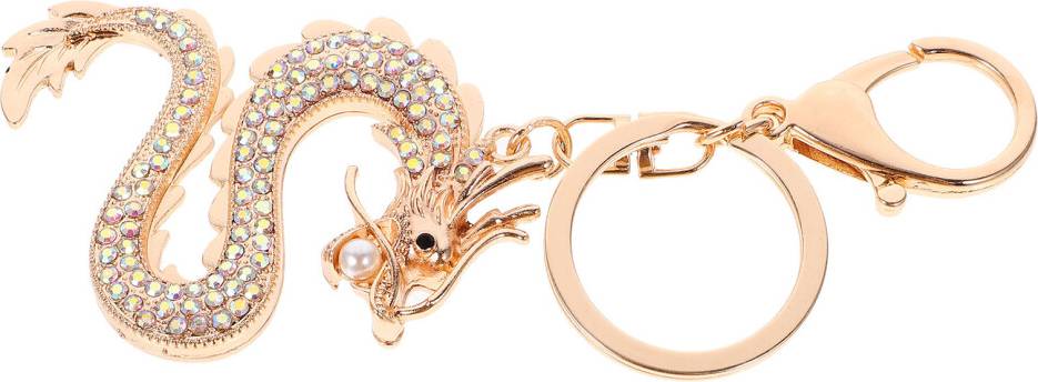 ABOOFAN Dragon Rhinestone Keychain Pendant For Car Keys