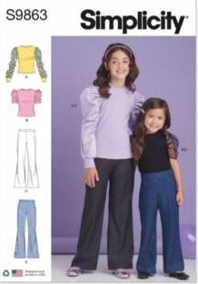 Simplicity Sewing Pattern 9863