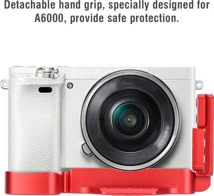 Red Matte Camera Quick Release L Bracket