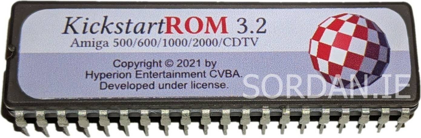 Hyperion Amiga Kickstart ROM 3.2.3 OS Rounded Sticker