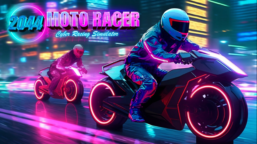 Racing simulator 2044 Moto Racer Cyber Racing Simulator