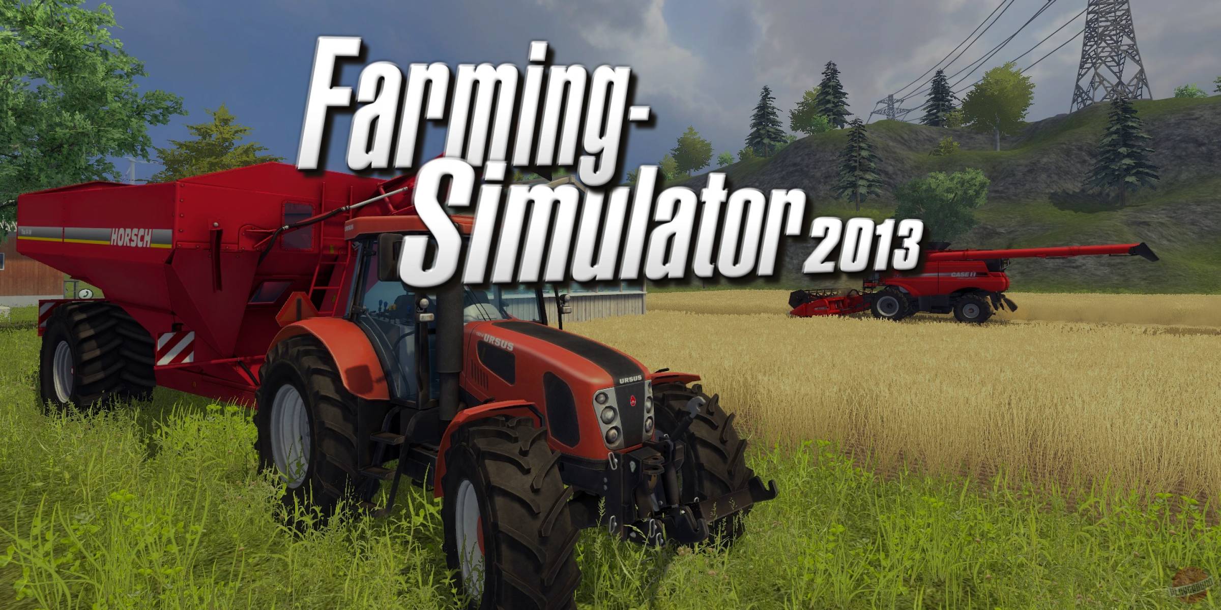 The farming game Farming Simulator 2013 PC