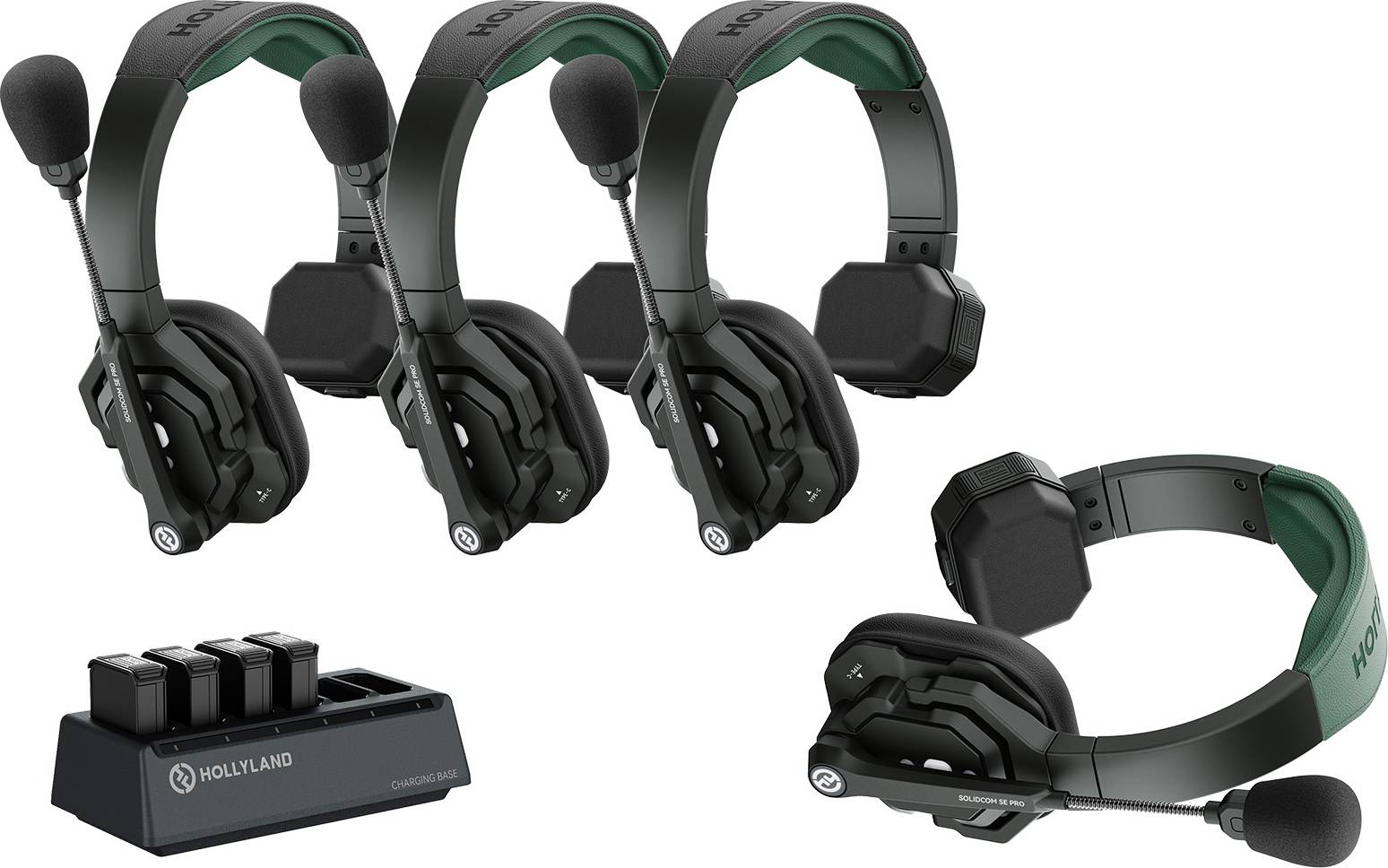 Hollyland Solidcom SE Pro 4 Person Wireless Intercom Headset System